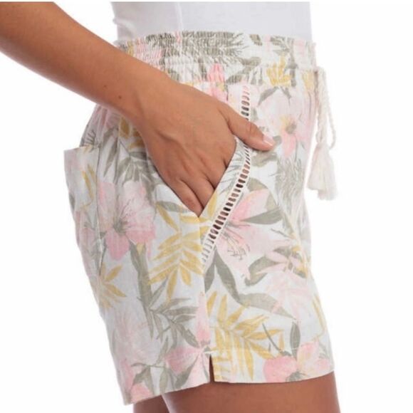 Briggs Linen Blend Elastic Waist Comfortable Short Size XL - Picture 3 of 10